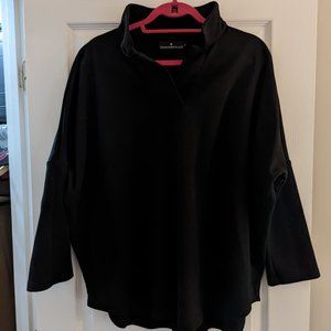 GUC Tuckernuck Pomander Place Easy Polo Swing Sweatshirt Black XL/XXL